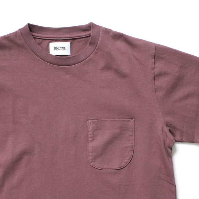 141374338 blurhms ROOTSTOCK / Extra Soft Standard Pocket Tee BHS-RKSS18005 - Ash Purple 02