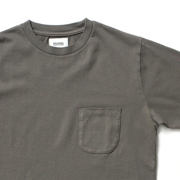 141374368 blurhms ROOTSTOCK / Extra Soft Standard Pocket Tee BHS-RKSS18005 - Ash Olive 02