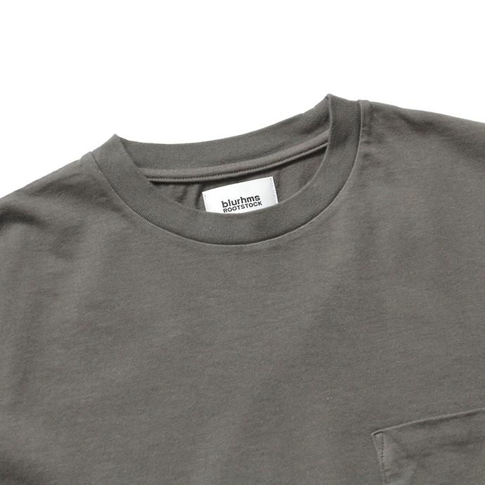 141374368 blurhms ROOTSTOCK / Extra Soft Standard Pocket Tee BHS-RKSS18005 - Ash Olive 02