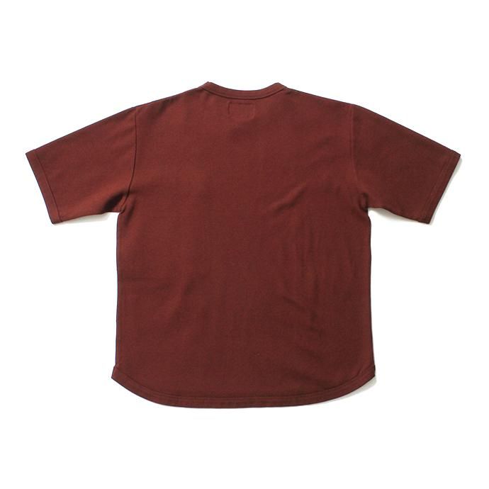 141384617 STILL BY HAND / CS0591 ビッグポケットTシャツ - Wine 02