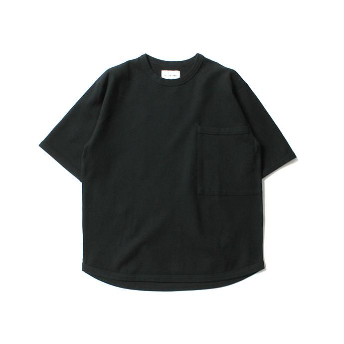 141384755 STILL BY HAND / CS0591 ビッグポケットTシャツ - Green 01