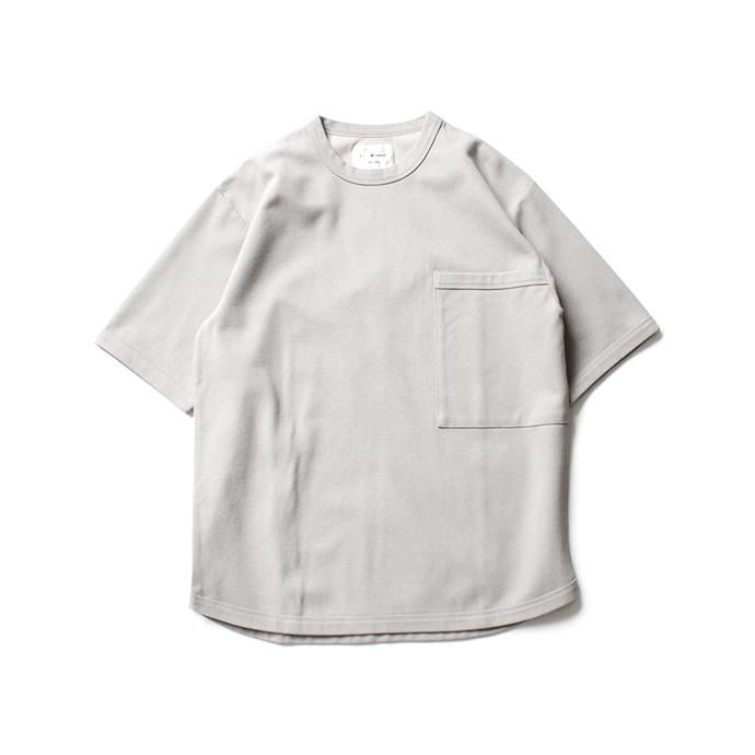 141384814 STILL BY HAND / CS0591 ビッグポケットTシャツ - Grey 01