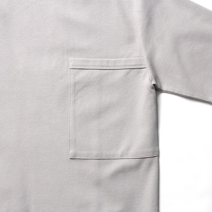 141384814 STILL BY HAND / CS0591 ビッグポケットTシャツ - Grey 02
