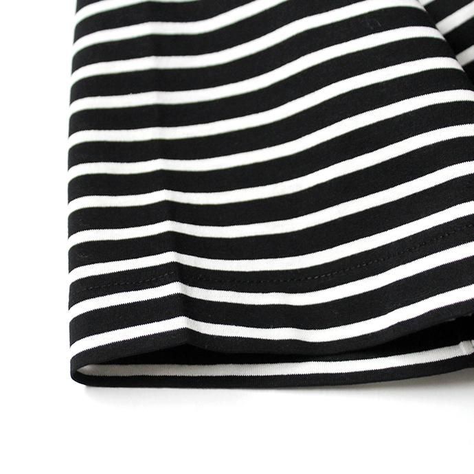 141385423 STILL BY HAND / CS0791 ボーダーTシャツ - Black x White 02