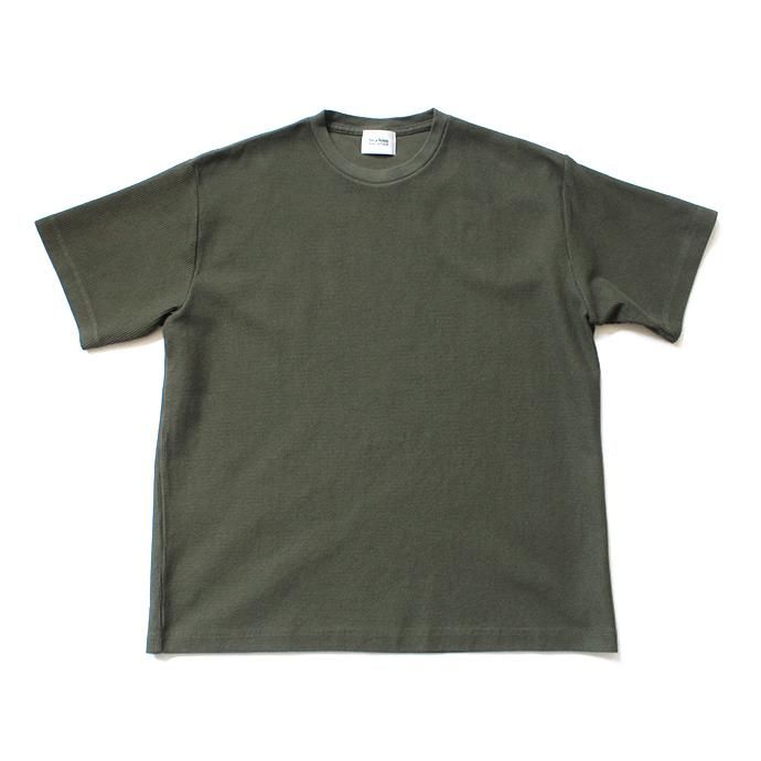 141509360 blurhms ROOTSTOCK / New Rough & Smooth Thermal Box Tee BHS-RKSS19028 - Olive 02