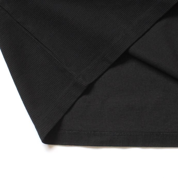 141509532 blurhms ROOTSTOCK / New Rough & Smooth Thermal Raglan Tee BHS-RKSS19008 - Black 02