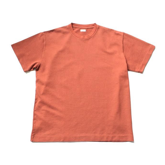 141547680 blurhms / Seed Stitch Box Tee BHS-19SS025-SED - Ash Orange 01