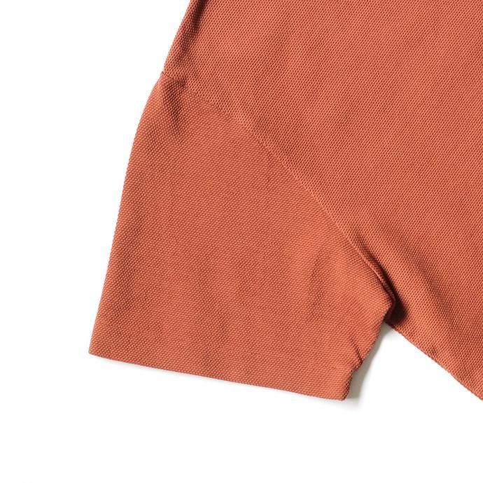 141547680 blurhms / Seed Stitch Box Tee BHS-19SS025-SED - Ash Orange 02