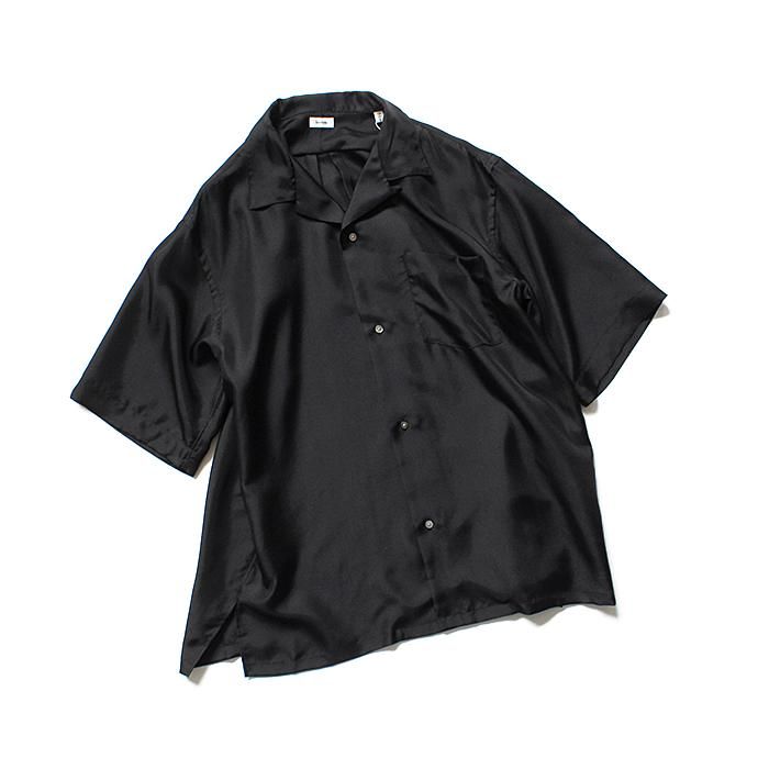 141551506 blurhms / Silk Open-Collar Shirt BHS-19SS023 - Black<img class='new_mark_img2' src='//img.shop-pro.jp/img/new/icons47.gif' style='border:none;display:inline;margin:0px;padding:0px;width:auto;' /> 02