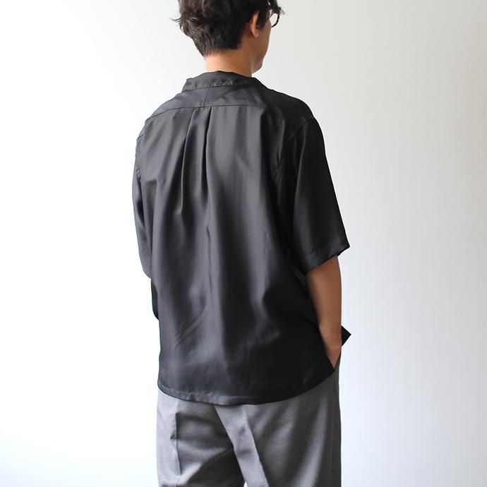 141551506 blurhms / Silk Open-Collar Shirt BHS-19SS023 - Black<img class='new_mark_img2' src='//img.shop-pro.jp/img/new/icons47.gif' style='border:none;display:inline;margin:0px;padding:0px;width:auto;' /> 02