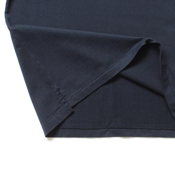 141608390 blurhms ROOTSTOCK / Middle-Weight & Super Soft Boat-Neck S/S BHS-RKSS19002 - Navy 02