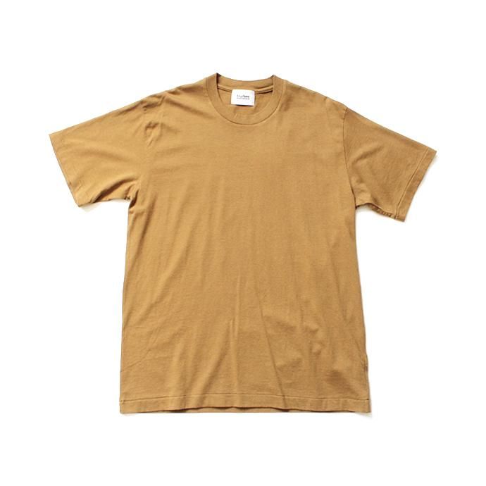 141608546 blurhms ROOTSTOCK / Silk Cotton Jersey Circle-Neck BHS-RKSS17013 - Camel 02