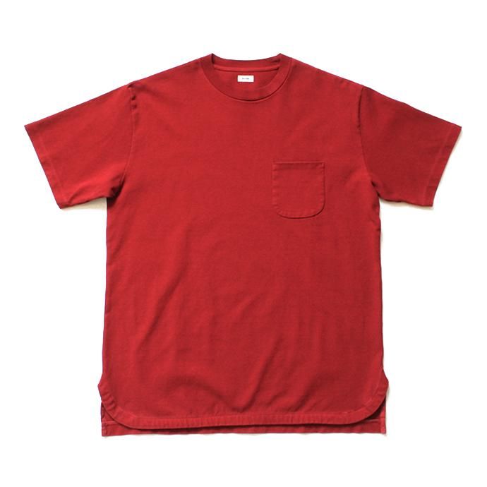 141608619 blurhms / Super Hard Twisted Pocket Long Tee BHS-19SS028 - Deep Red 02