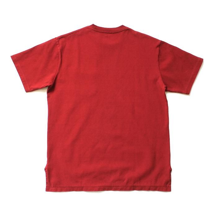 141608619 blurhms / Super Hard Twisted Pocket Long Tee BHS-19SS028 - Deep Red 02
