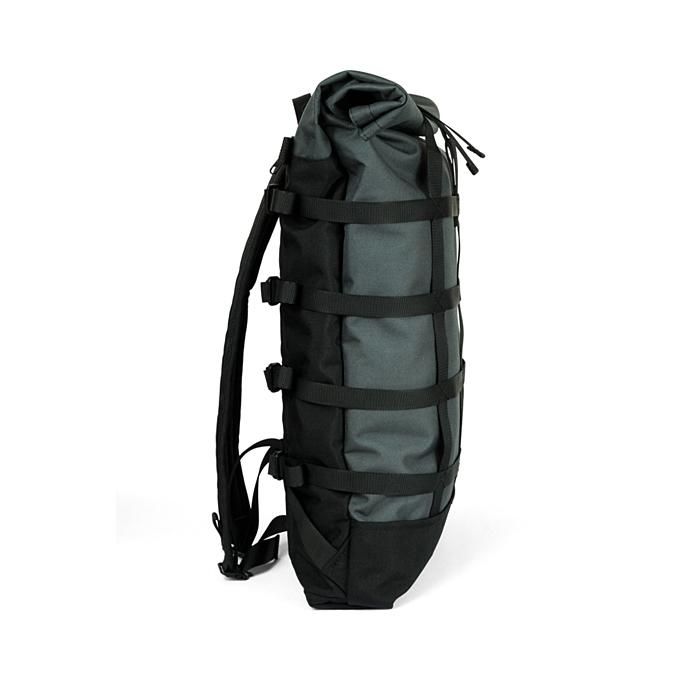 137057258 BRAASI INDUSTRY / WEBBING - 18L Grey 耐水ロールトップバックパック 02