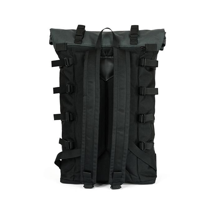 137057258 BRAASI INDUSTRY / WEBBING - 18L Grey 耐水ロールトップバックパック 02