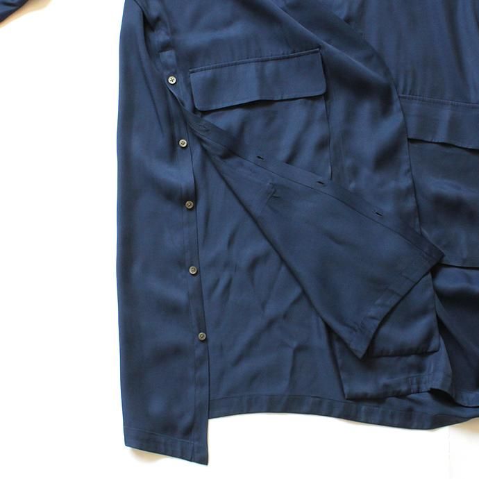 141710898 THEE(シー)/ oversize gown PV-SH-03 オーバーサイズガウン Navy 02