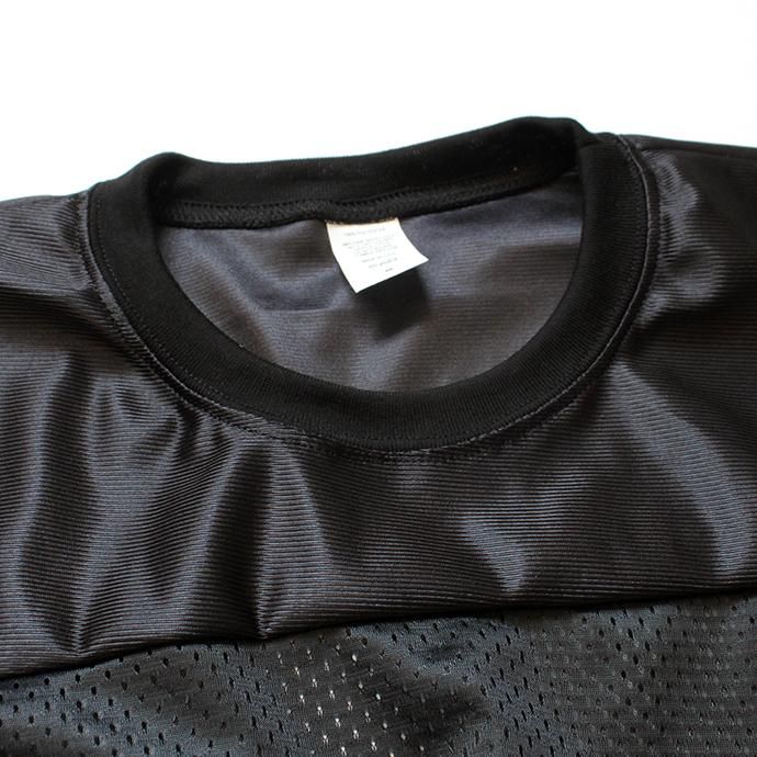 141713313 mushroom / Walter フットボールTシャツ - Black 02