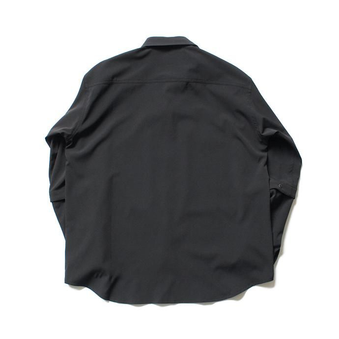 141798906 O-(オー)/ DOUBLE SLEEVE SHIRT ダブルスリーブシャツ 19S-08 - Black 02
