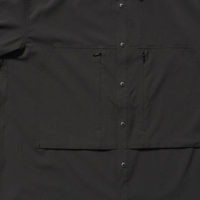 141798906 O-(オー)/ DOUBLE SLEEVE SHIRT ダブルスリーブシャツ 19S-08 - Black 02