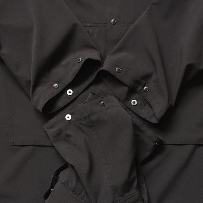 141798906 O-(オー)/ DOUBLE SLEEVE SHIRT ダブルスリーブシャツ 19S-08 - Black 02