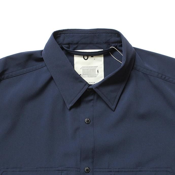 141799003 O-(オー)/ DOUBLE SLEEVE SHIRT ダブルスリーブシャツ 19S-08 - Navy 02