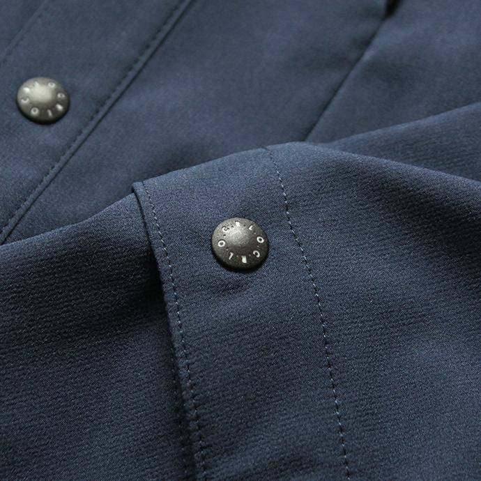 141799003 O-(オー)/ DOUBLE SLEEVE SHIRT ダブルスリーブシャツ 19S-08 - Navy 02