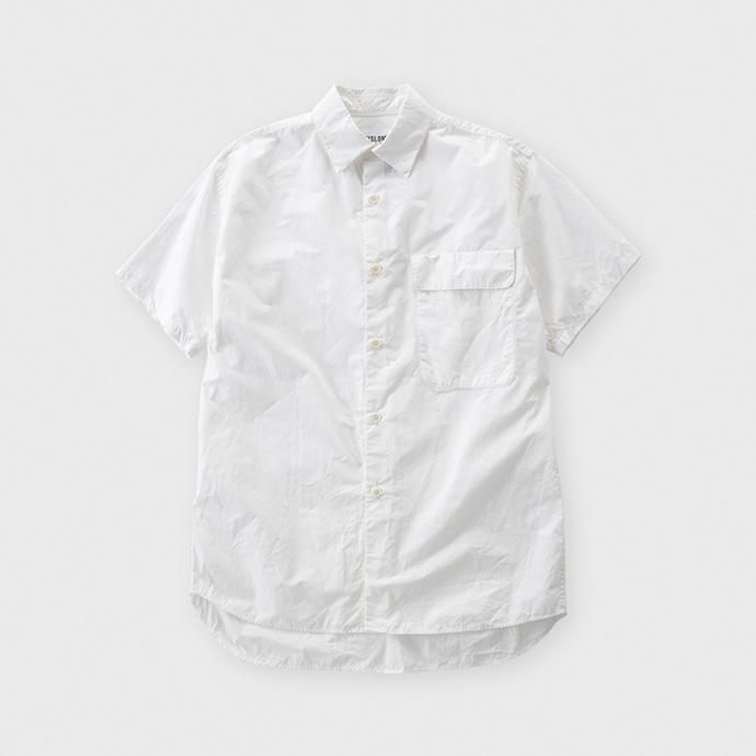 142145944 WISLOM / FRANCESC 半袖シャツ - POPLIN ホワイト 01