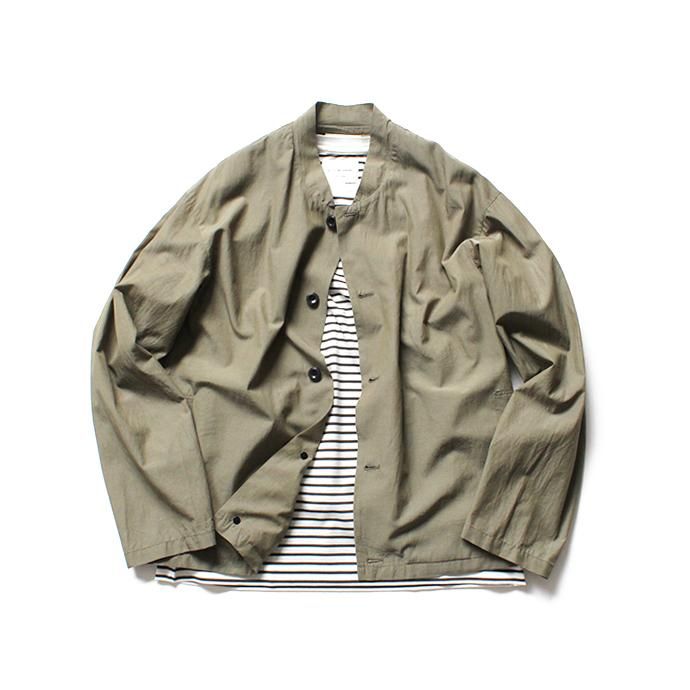 142336596 STILL BY HAND / BL0192 キュプラ混ブルゾン - Sage Green 01