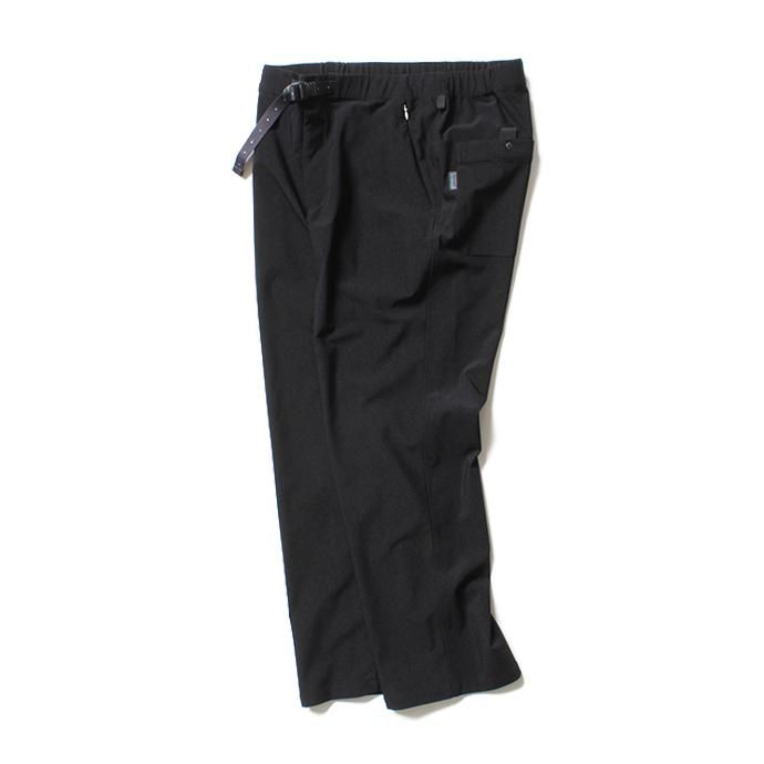 142337575 O-(オー)/ O-W-04 SICK EASY ストレッチイージーパンツ - Black 02