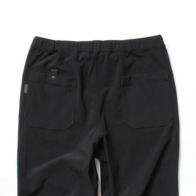 142337575 O-(オー)/ O-W-04 SICK EASY ストレッチイージーパンツ - Black 02