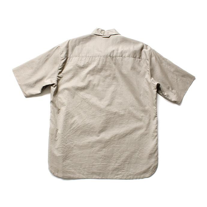 142443326 STILL BY HAND / SH0192 ローン素材 S/Sシャツ - Beige 02