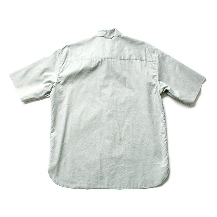 142443379 STILL BY HAND / SH0192 ローン素材 S/Sシャツ - Pale Green 02