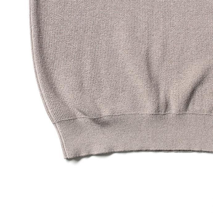 142462425 STILL BY HAND / KN0292 片畔ショートスリーブニット - Beige 02