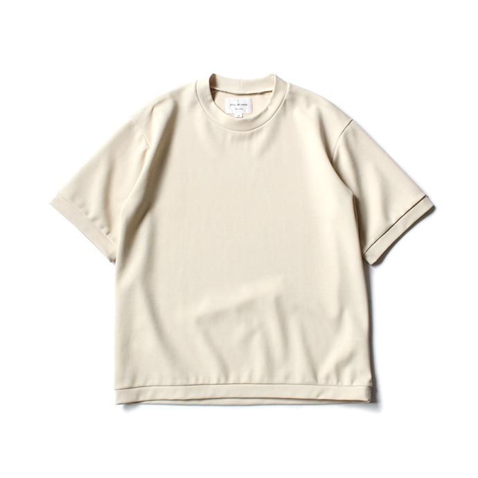 142462665 STILL BY HAND / CS0392 ダンボールニットS/Sカットソー - Ecru 01