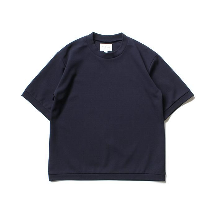 142462685 STILL BY HAND / CS0392 ダンボールニットS/Sカットソー - Navy 01