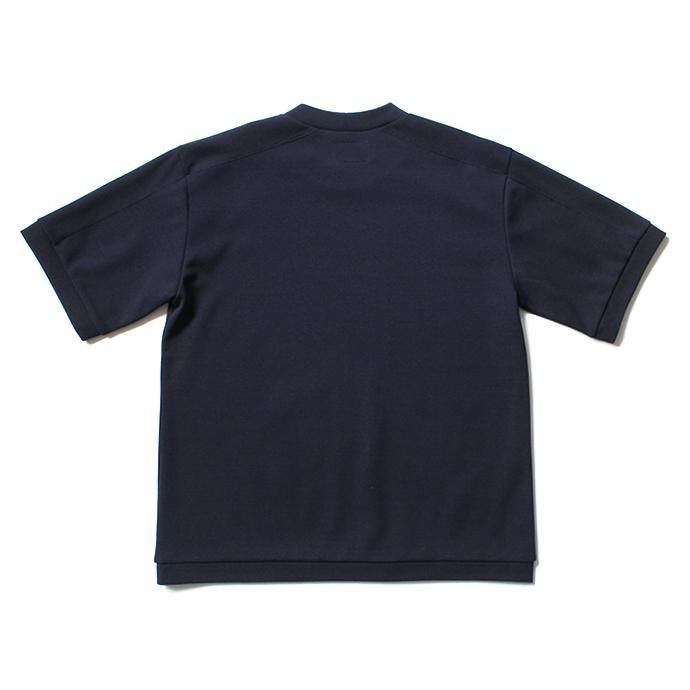 142462685 STILL BY HAND / CS0392 ダンボールニットS/Sカットソー - Navy 02