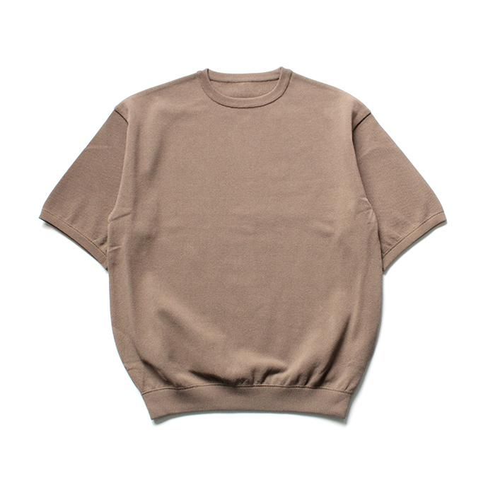 142488954 crepuscule / S/S knit 半袖ニット 1901-006 - Greybeige 01