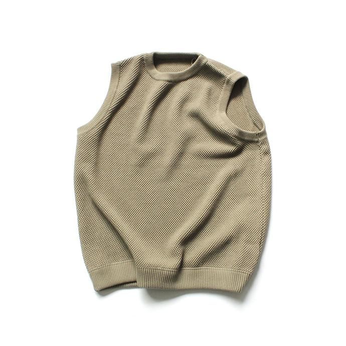142489336 crepuscule / moss stitch vest 鹿の子ニットベスト 1901-007 - Greybeige<img class='new_mark_img2' src='//img.shop-pro.jp/img/new/icons47.gif' style='border:none;display:inline;margin:0px;padding:0px;width:auto;' /> 02