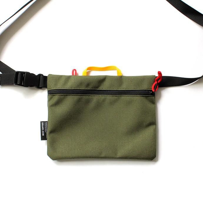 142605285 BRAASI INDUSTRY / POUCHE/SACOCHE - khaki サコッシュ カーキ 02