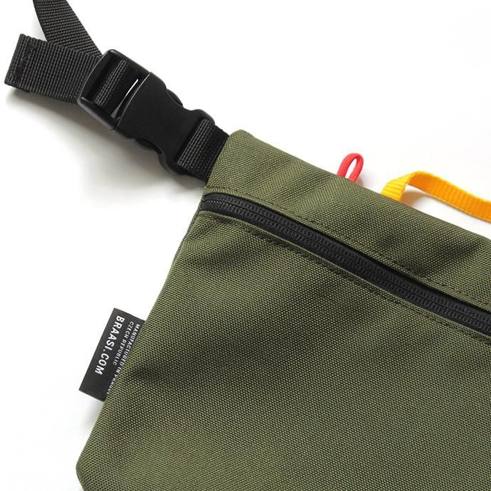 142605285 BRAASI INDUSTRY / POUCHE/SACOCHE - khaki サコッシュ カーキ 02