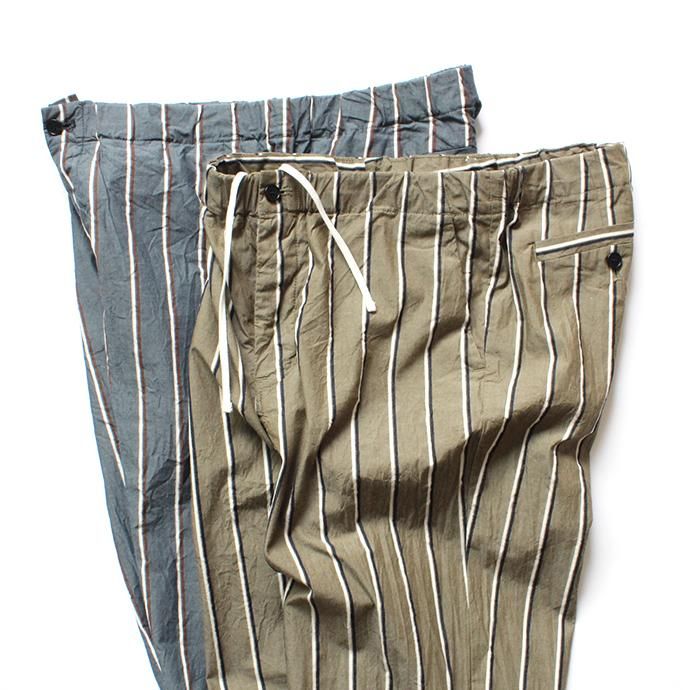 142785972 STILL BY HAND / PT0192 パジャマパンツ - Grey Stripe 02
