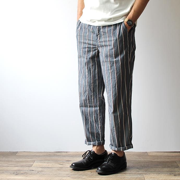 142785972 STILL BY HAND / PT0192 パジャマパンツ - Grey Stripe 02