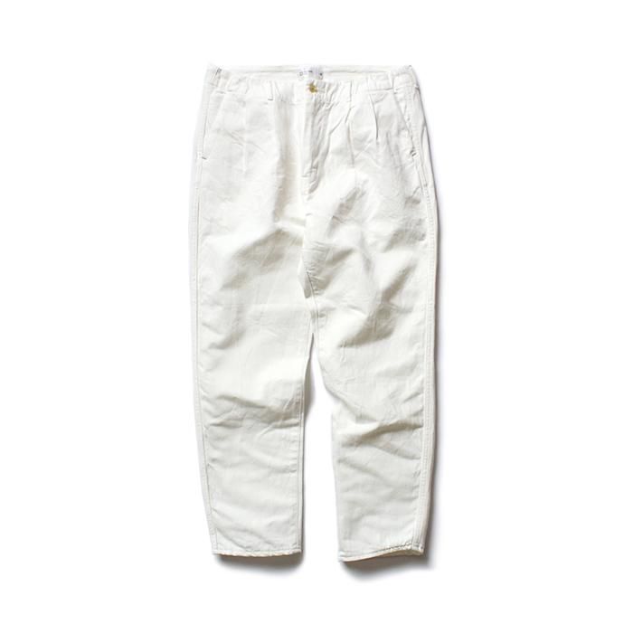 142786151 STILL BY HAND / DN0192 リネン混デニムパンツ - Off White 01