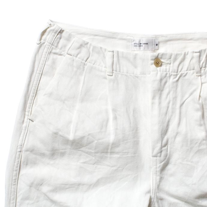 142786151 STILL BY HAND / DN0192 リネン混デニムパンツ - Off White 02