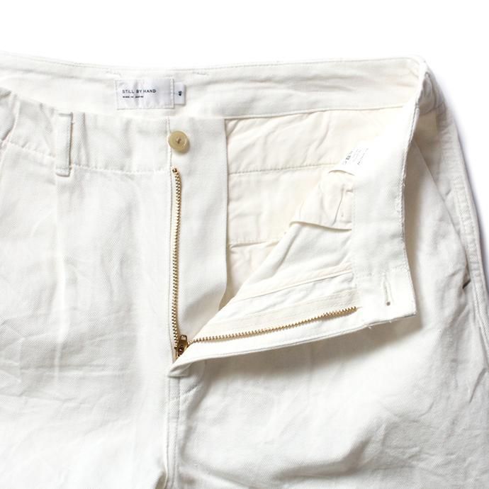 142786151 STILL BY HAND / DN0192 リネン混デニムパンツ - Off White 02