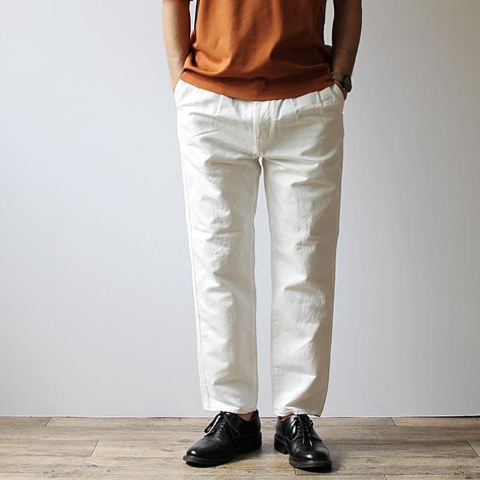 142786151 STILL BY HAND / DN0192 リネン混デニムパンツ - Off White 02
