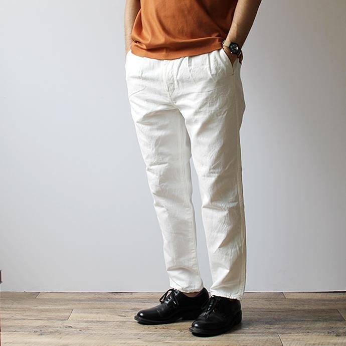 142786151 STILL BY HAND / DN0192 リネン混デニムパンツ - Off White 02