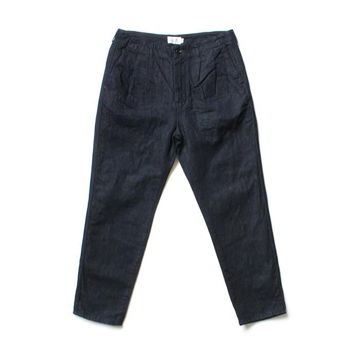 142786201 STILL BY HAND / DN0192 リネン混デニムパンツ - Navy 02