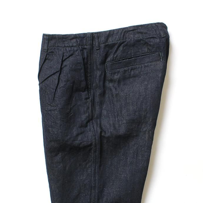 142786201 STILL BY HAND / DN0192 リネン混デニムパンツ - Navy 02